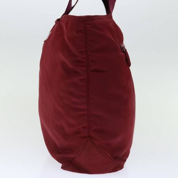 PRADA Tote Bag Nylon Red Auth 70587 - Picture 4 of 16